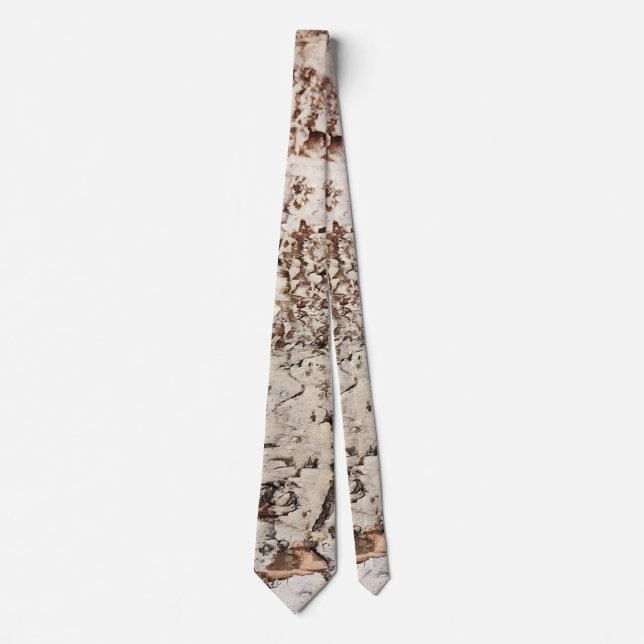 Corbata Barrido de árbol de birch rústico (Anverso)