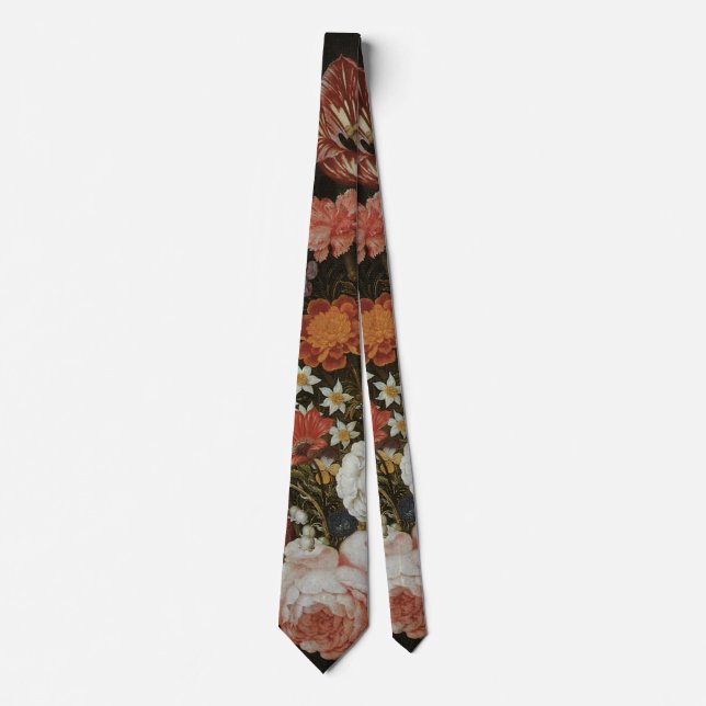 Corbata Barroco Antiguo, Florero de Bosschaert, el Viejo (Anverso)
