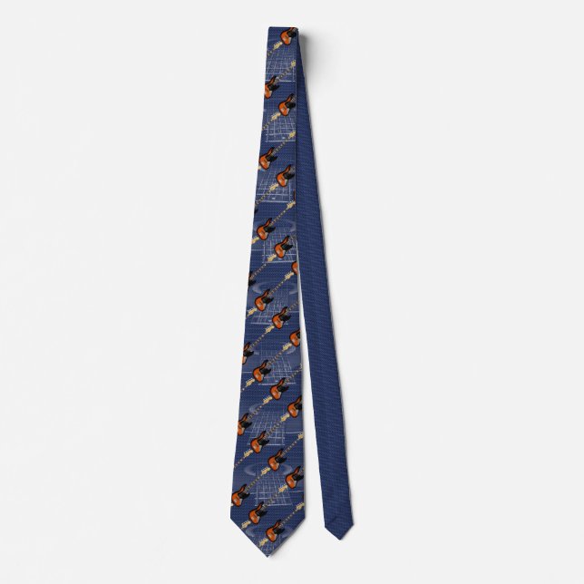 Corbata Bass y Acoustic Guitar Tie (Anverso)