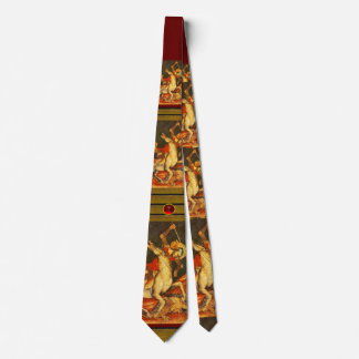 Corbata Batalla de San Jorge con el dragón, rubí