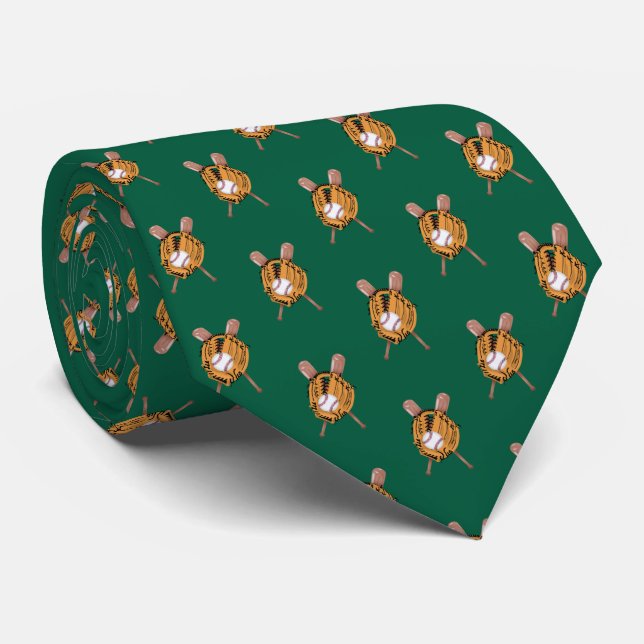 Corbata Batallas de béisbol (Enrollado)