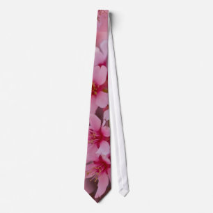 Corbata "Bathed in Pink" Cherry Blossoms