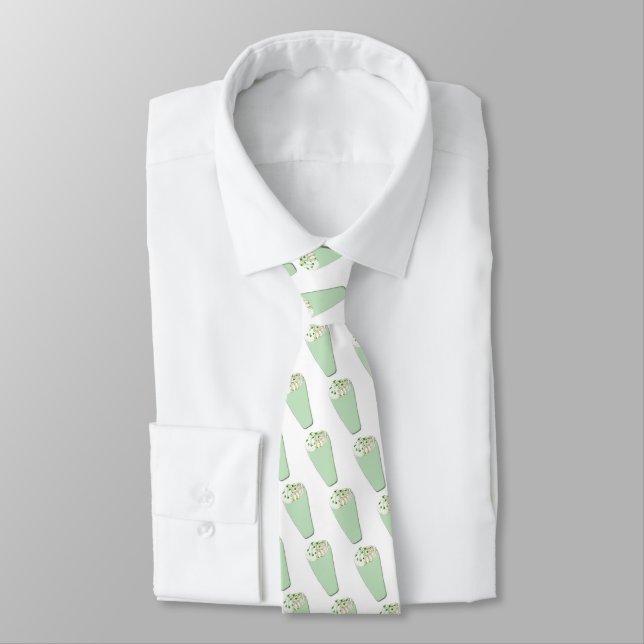 Corbata Batido de menta (Atado)