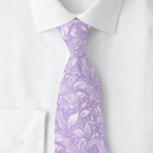 Corbata Batik Botánico de Lavanda