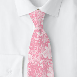 Corbata Batik Floral de Chicle