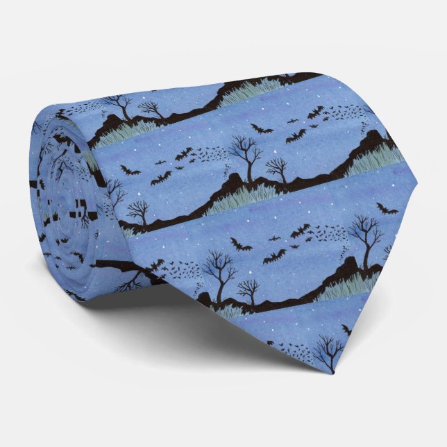 Corbata Bats Neck Tie (Enrollado)