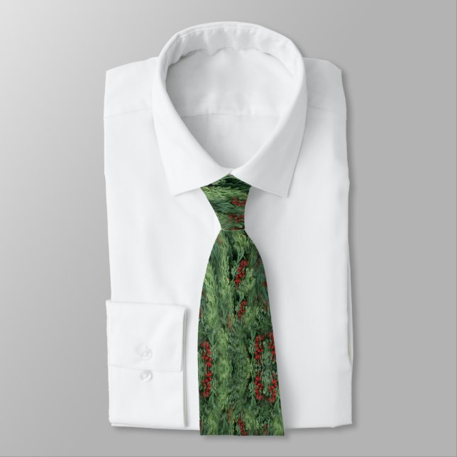 Corbata Bayas en el árbol de Navidad (Atado)