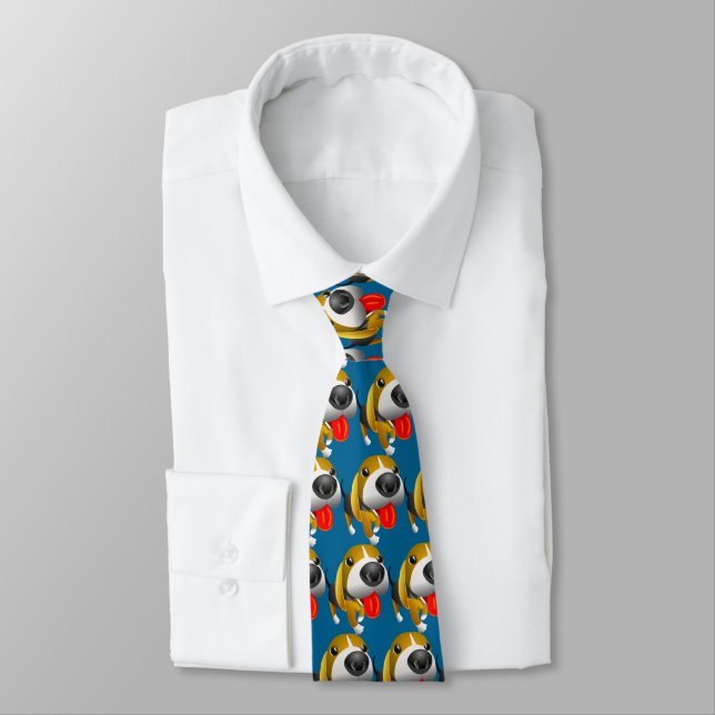 Corbata Beagle Cute Cartoon Dog Tie (Atado)