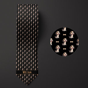 Corbata Beagle, Personalizado negro