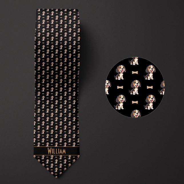 Corbata Beagle, Personalizado negro (Subido por el creador)