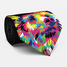 Corbata Bear Spirit Animal Pop Art