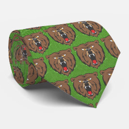 Corbata Bears Team Mascot Football Necktie