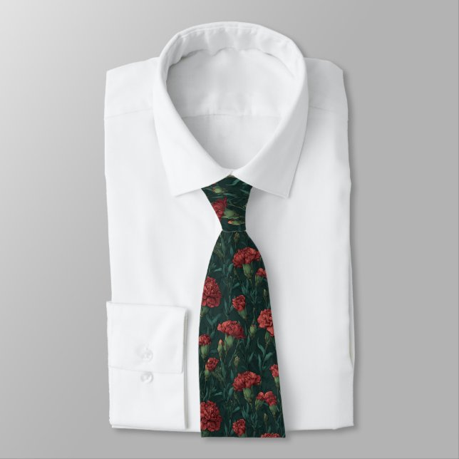 Corbata Beautiful Gifts For Men Carnation Flower (Atado)