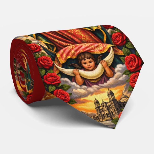 CORBATA BEAUTIFUL GUADALUPE (Enrollado)