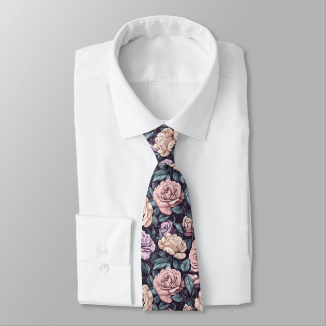 Corbata Beautiful Menswear Ties Rose Floral (Atado)