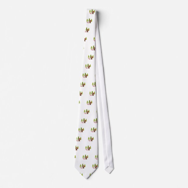 Corbata ¡Beaver-y Merry! Navidades Beaver (Anverso)