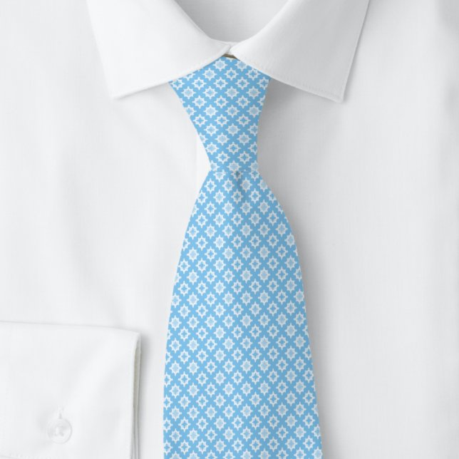 Corbata Bebé Azul Tiny Starburst (Subido por el creador)