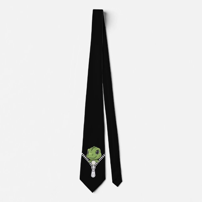 Corbata Bebé dinosaurio lindo Peek (Anverso)