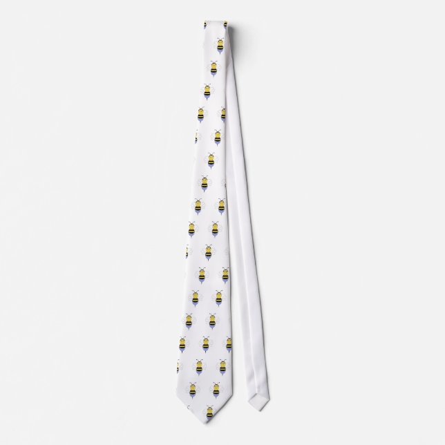 Corbata BeeBee Bumble Bee Tiling Neck Tie (Anverso)