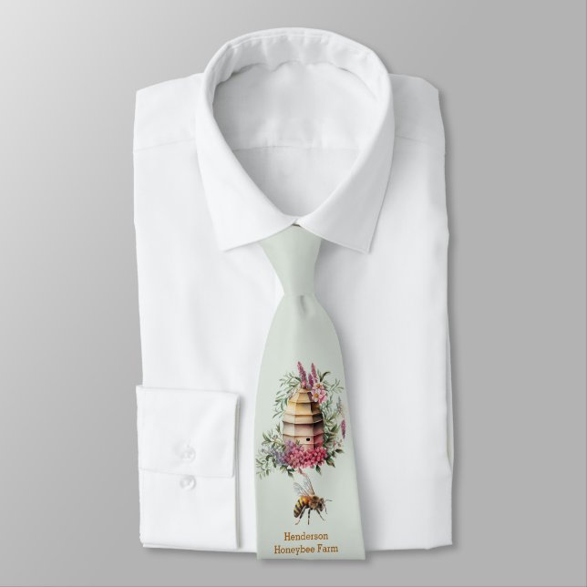 Corbata Beehive Honeybee Business Neck Tie (Atado)
