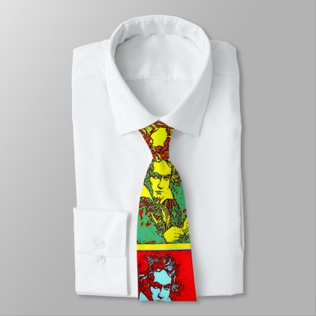 Corbata Beethoven Pop Art (Atado)