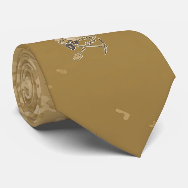 Corbata beige de mezcladora de concreto (Enrollado)