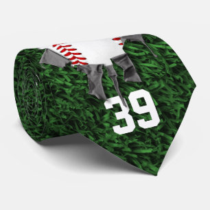 Corbata Béisbol desgarrado (personalizado)