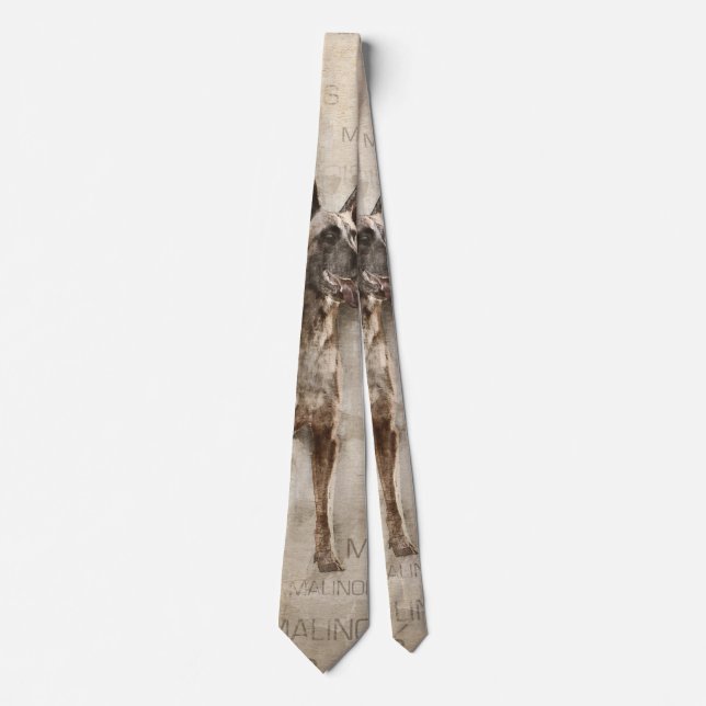 Corbata Belga Malinois - Mechelaar - Maligator (Anverso)