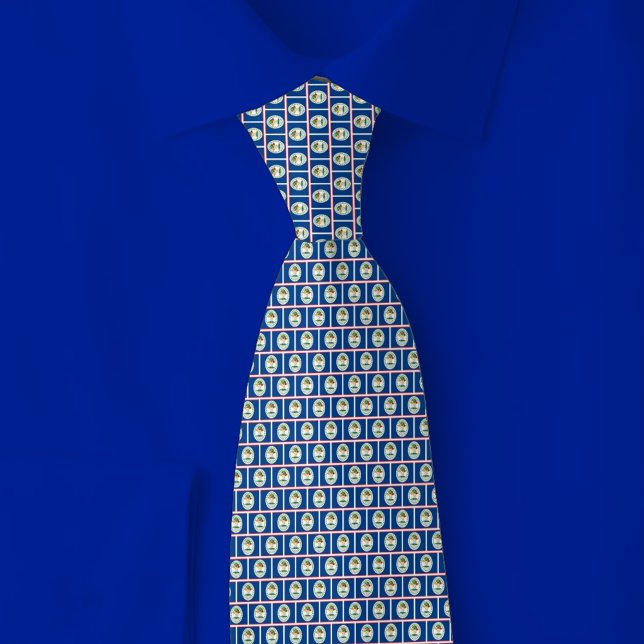 Corbata Belize Flag Brick Pattern (Subido por el creador)