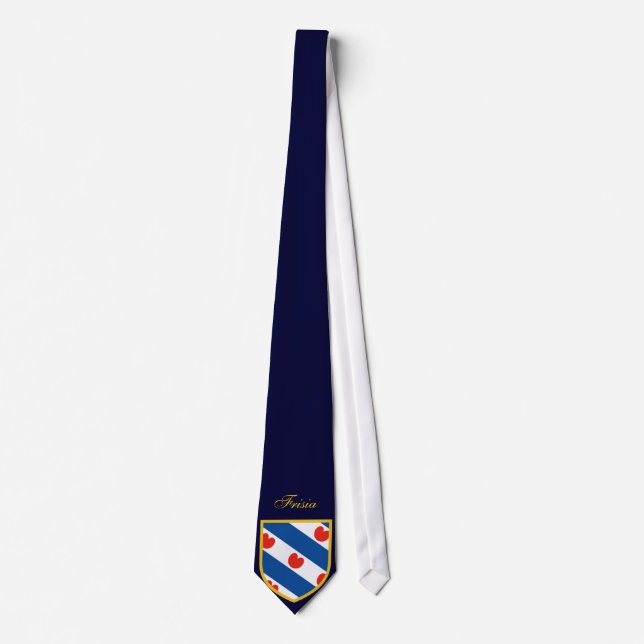 Corbata Bella bandera de Frisia (Anverso)