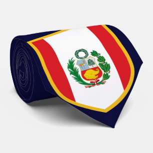 Corbata Bella bandera peruana