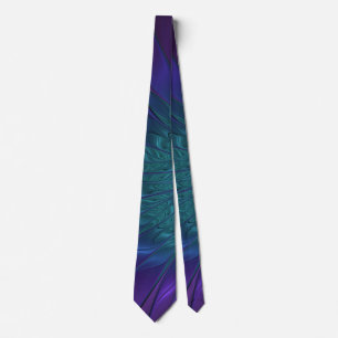 Corbata Belleza floral abstracta arte fractal colorido flo