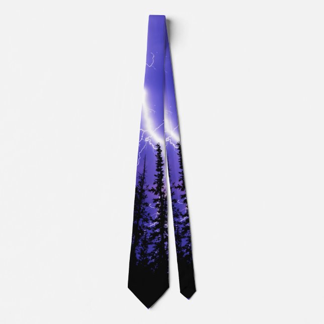 Corbata bello trueno sobre el bosque (Anverso)