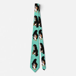 Corbata Bernese Mountain Dog Tie