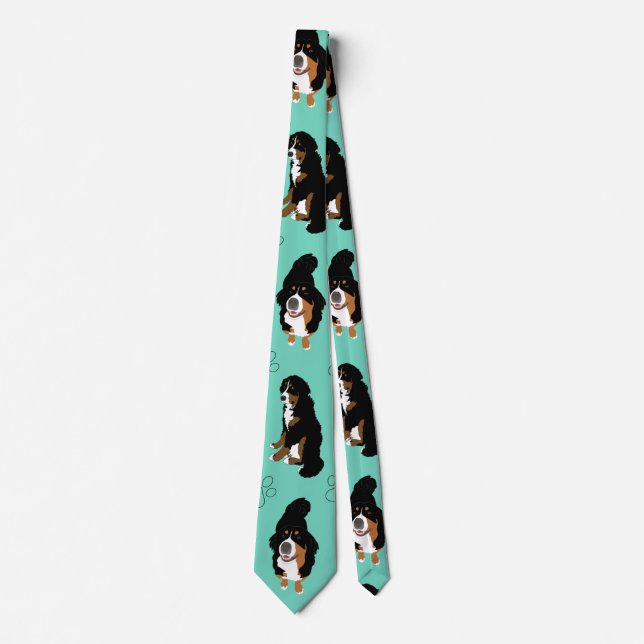 Corbata Bernese Mountain Dog Tie (Anverso)