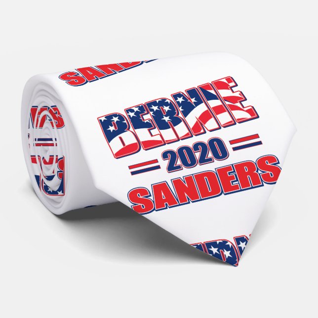 Corbata Bernie Sanders 2020 para Presidente (Enrollado)