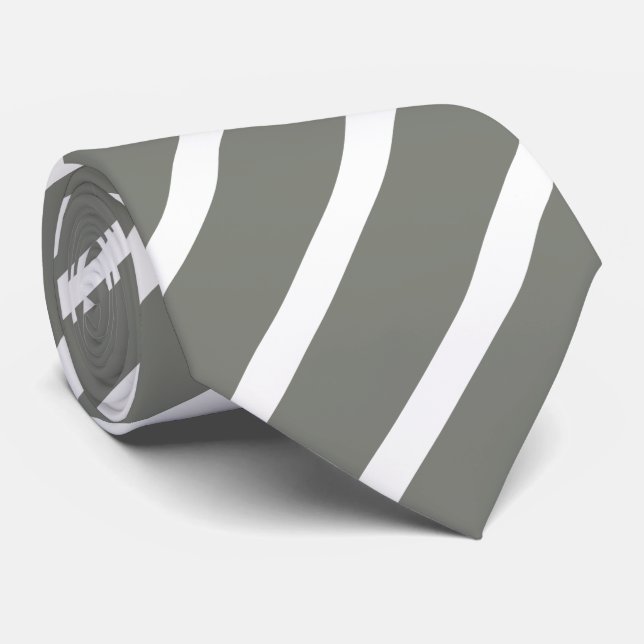 Corbata Betongrau gestreift Krawatte (Enrollado)