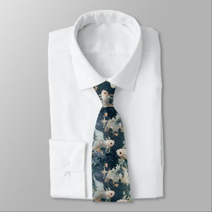 Corbata Betta Fish Blue White