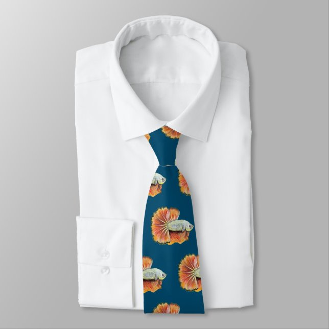 Corbata Betta Fish Neck Tie (Atado)