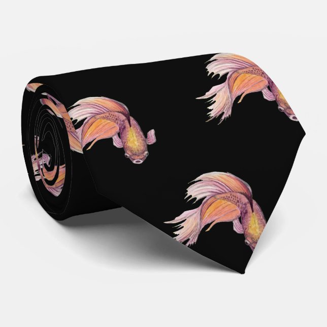 Corbata Betta Fish Neck Tie (Enrollado)