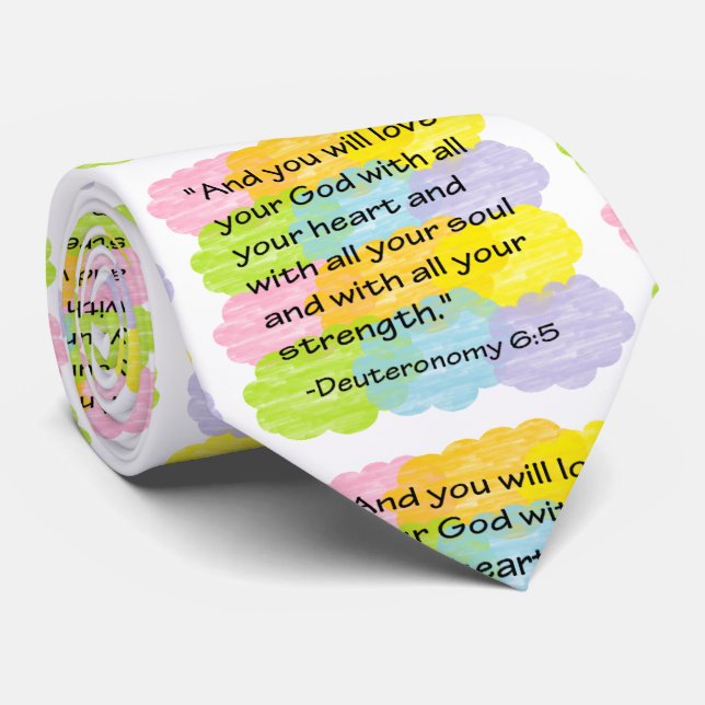 Corbata Biblia bíblica Torah Neck Tie (Enrollado)