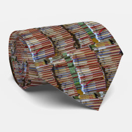 Corbata Biblioteca de Libros Profesora de Escuela Necktie