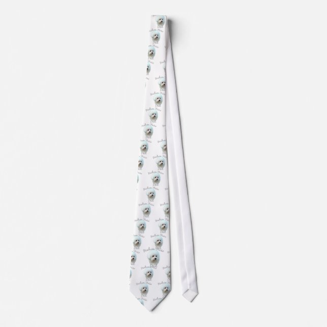 Corbata Bichon Frise Dad 2 (Anverso)