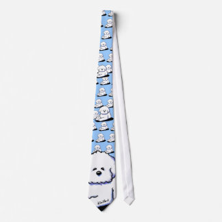 Corbata Bichon Frise Neck Tie