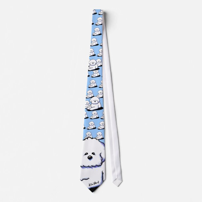 Corbata Bichon Frise Neck Tie (Anverso)