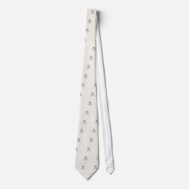 Corbata Bichon Frise Sailor Boy Blue (Anverso)