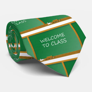 Corbata Bienvenida A La Clase El Profesor De Escuela Princ