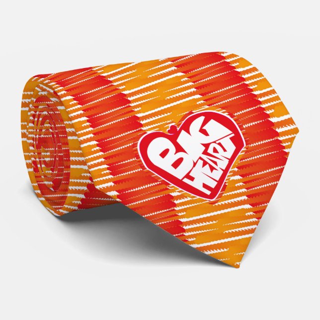 Corbata Big heart/Corazon Grande love by Masanser pixelat (Enrollado)