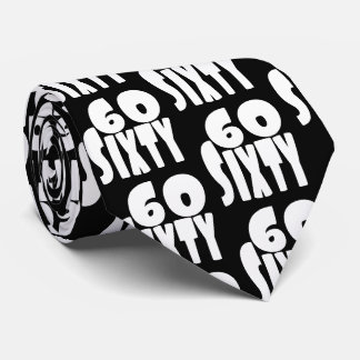 Corbata Big Sixty en grandes letras en cumpleaños número 6