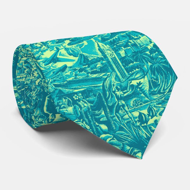 Corbata Bilateral escénico de Hawaii de la hawaiana (Enrollado)